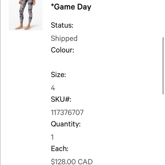 Lululemon Align HR 25” Game Day - Picture 3 of 3